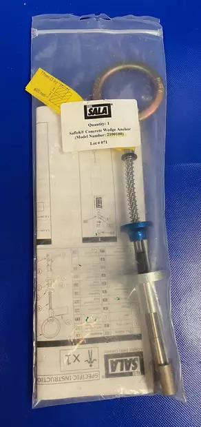 Climbing Technology Sala saflok betoniankkuri CT-2100100 DBI Sala saflok concrete wedge anchor - CT Climbing Technology putoamissuojatuot - 3M-2100100 - 4