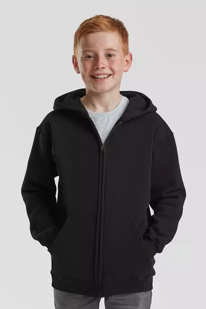 Lasten vetoketjullinen premium huppari - Vetoketjulliset lasten hupparit - 20350 - 2