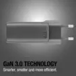 Fresh'n'Rebel pikalaturi 67W 3rd gen GaN, yksi USB-A portti ja kaksi USB-C-porttia Soveltuu läppäreille, kännyköille ja muille USNB-ladattaville laitteille - Puhelimien lataus - LT49750 - 3