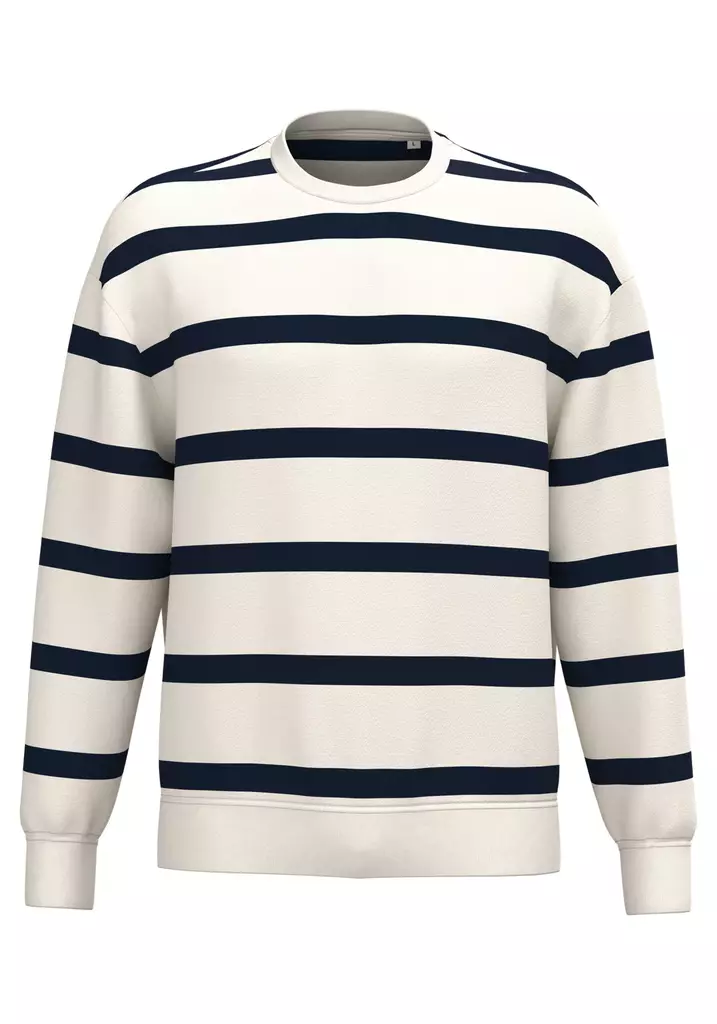 Ekologinen Raidallinen Collegepaita NS450 Native Spirit Regular fit 300g/m² - Miesten collegepaidat - NS450 - 2