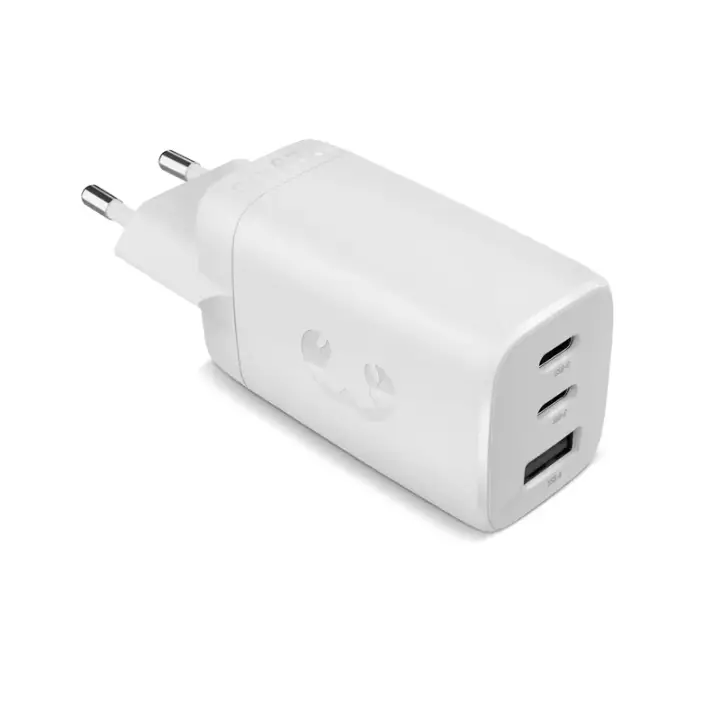 Fresh'n'Rebel pikalaturi 67W 3rd gen GaN, yksi USB-A portti ja kaksi USB-C-porttia Soveltuu läppäreille, kännyköille ja muille USNB-ladattaville laitteille - Puhelimien lataus - LT49750 - 4