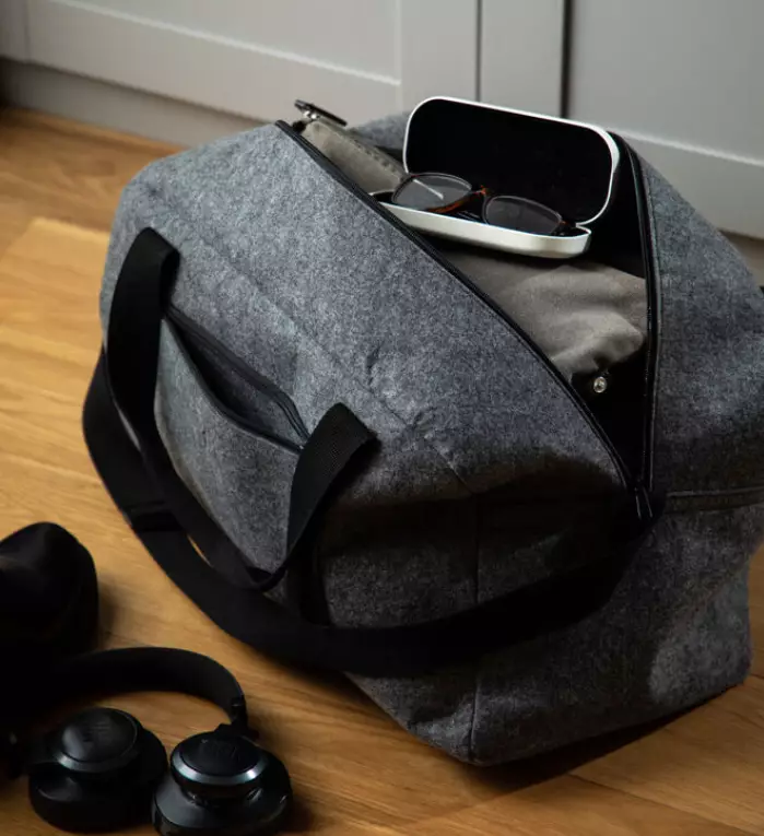 RPET Duffelilaukku kahdella vetoketjutaskulla - RPET kassit ja laukut - 411253 - 1