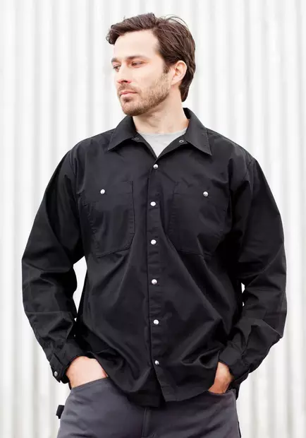 Cobalt Gear Thunder työkalupaita jossa piilotettu kännykkätasku vasemmassa sivusaumassa REGULAR FIT - Miesten pitkähaiset kauluspaidat - C181 - 1