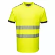 PW3 Hi-Vis LK2 taskullinen T-paita - Miesten huomioväriset T-paidat - T181 - 1