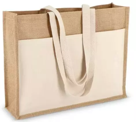 Juuttikassi pitkillä kantolenkeillä - RPET kassit ja laukut - LT95371 - 1