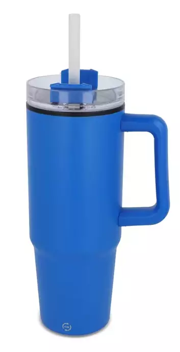 Miami termosmuki pillillä Sininen 800ml - Thermosjuomapullot - LT57004-N0011 - 1