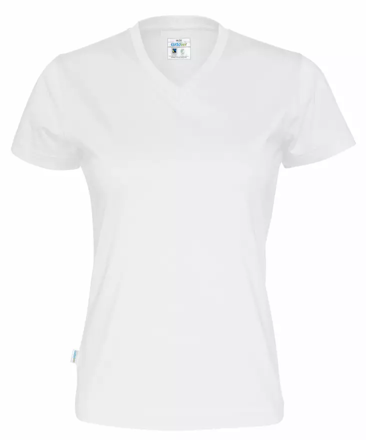 T-Shirt V-Neck Lady (GOTS) - V-aukolliset T-paidat - 141021 - 1