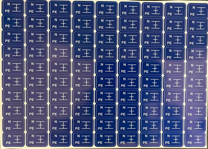 Tarra PEN pieni 90 kpl/arkki - A4 4-väri Muotoonleikatut tarrat - TARPEN1 - 1