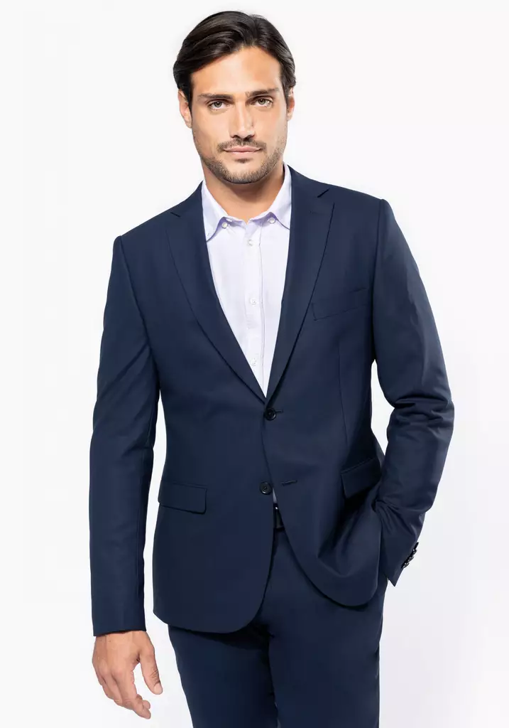 Miesten Joustava Bleiseri / puvuntakki Men's Suit Jacket Eclipse Blue - Puvuntakit - PK6040 - 1