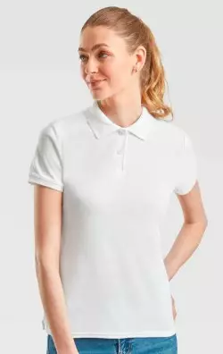 Naisten perus pikeepaita Fruit of The Loom 3212 "Easy care & easy wear" - Naisten puuvilla Pikee paidat - 3212 - 5