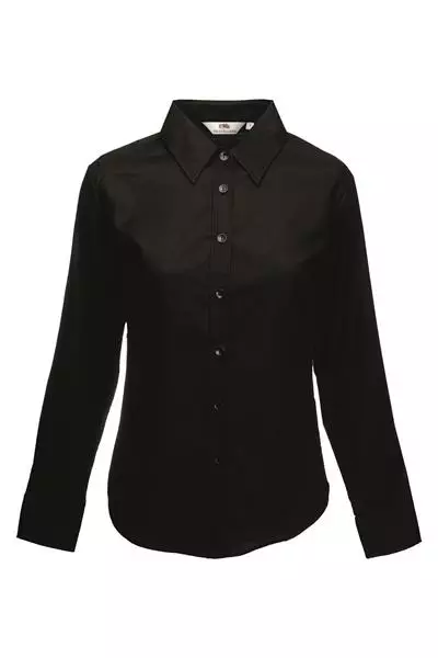 Naisten pitkähihainen Oxford kauluspaita - Naisten pitkähaiset kauluspaidat - 5002 - 3