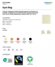 Cottover GYM BAG / Jumppapussi - Reput - 141033 - 8
