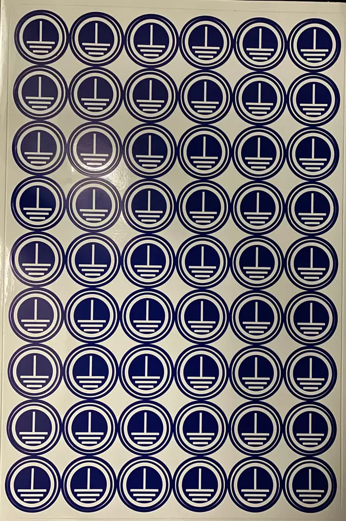 Tarra Maa Iso Sin/Valk. A4-arkki 54 kpl - A4 4-väri Muotoonleikatut tarrat - TARMaa4 - 1