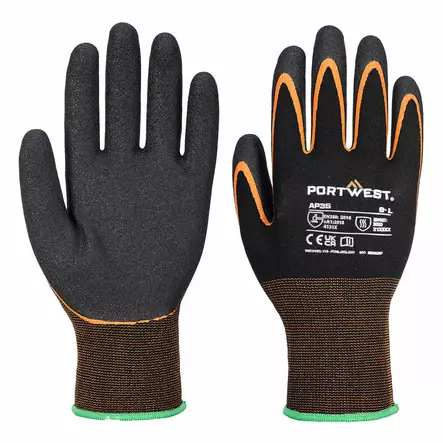 Portwest AP35 Grip 15 Nitriilikäsine, tuplapinnoitetulla kämmenellä - Talvityökäsineet - AP35 - 1
