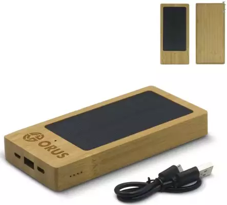 Powerbank Bamboo aurinkokennoilla - Powerbankit - LT91276 - 2