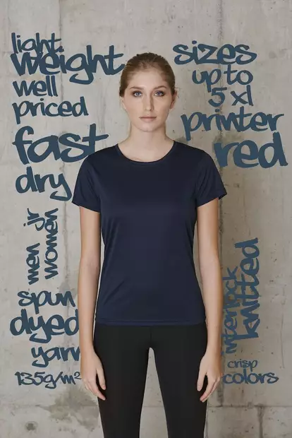 Printer Run Lady tekninen t-paita - Naisten tekniset T-paidat - 2264026 - 1