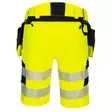 DX4 Stretch Hi-Vis riipputaskushortsit - Miesten huomiotyöshortsit - DX446 - 2