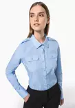 Naisten pitkähihainen pilottipaita - Naisten pitkähaiset kauluspaidat - K506 - 1