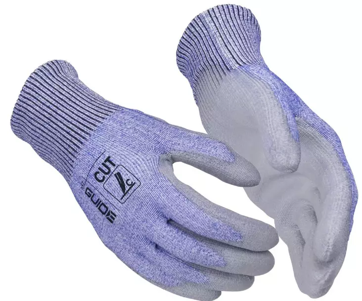 Guide 300 Kevyt suojahanska lila varsi koko 6 - Viiltosuojakäsineet - Guide300GR-6 - 1