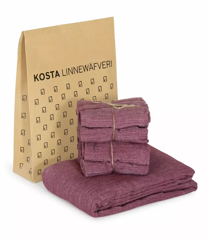 ELIZA Keittiötekstiilisetti viininpun. 1+ 12 - Keittiöveitset - 416164 - 1