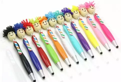 Moppipää kosketusnäyttö kuulakärkikynä - Muoviset kuulakärkikynät - MoppiPaa-kyna - 1