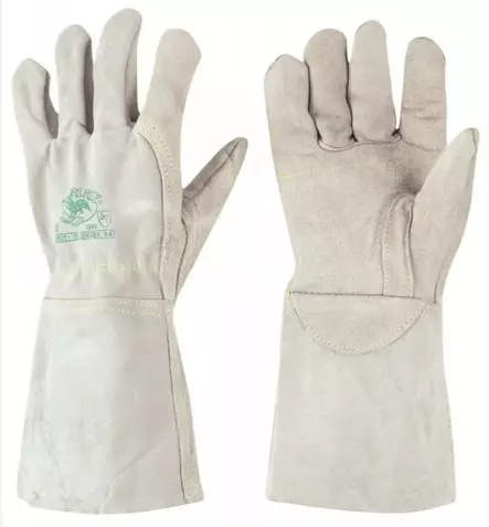 Hitsarin pitkiä täysnahkatyökäsineitä kevlar neuloksella Koko 10/XL Täysnahkaiset hitsaushanskat - Hitsauskäsineet - 036041-OK14C - 1