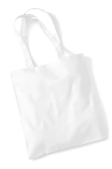 Basic puuvillskassi 140g Valkoinen - Kangaskassit - W101-White - 1