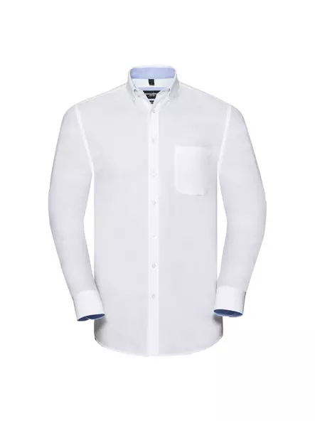 Orgaaninen Oxford-paita - Miesten pitkähaiset kauluspaidat - 920M - 1