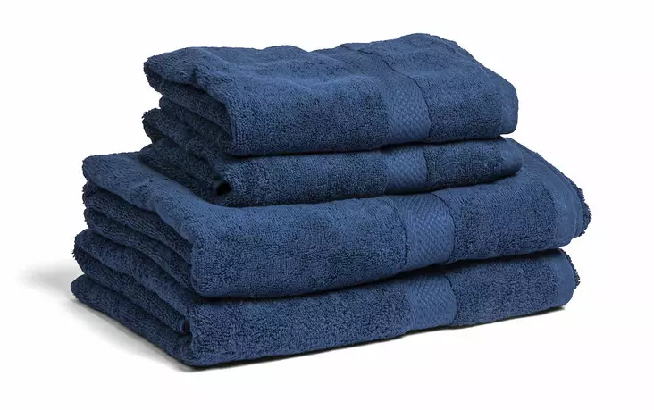 Lord Nelson Frotteekylpypyyhe Fairtrade t.sininen - Pyyhkeet - 410004-26 - 1