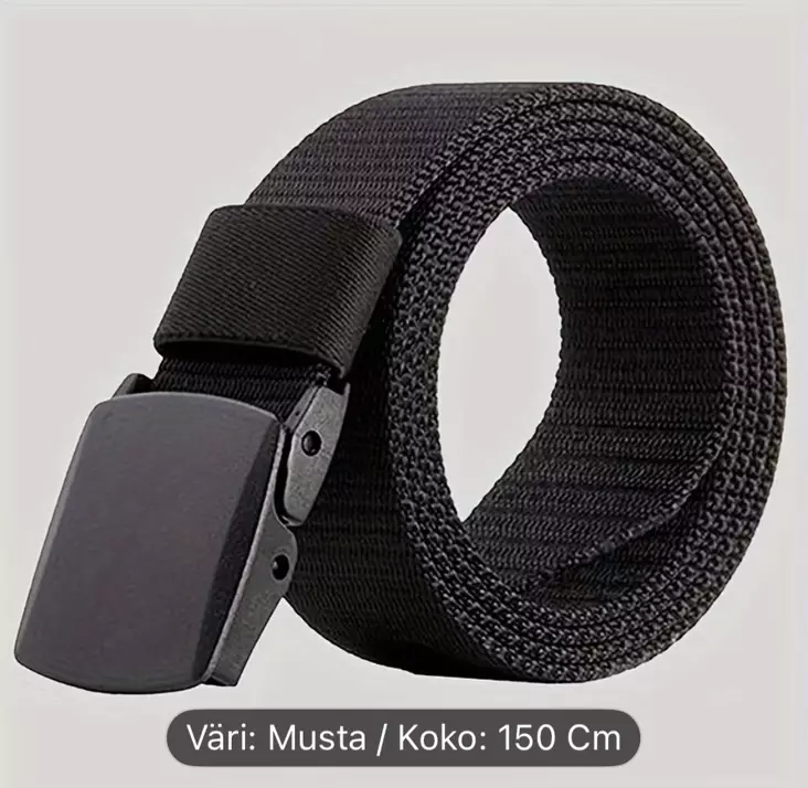 Pikalukitusvyö muovisoljella 37mmx150cm - Työhousujen tarvikkeet - PLV150cm - 1