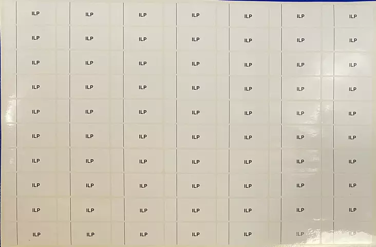 Ryhmäkeskustarra Ilmalämpöpumppu 1-mod 70 kpl/ A4 - A4 4-väri Muotoonleikatut tarrat  - RK-TAR_ILP1M - 1