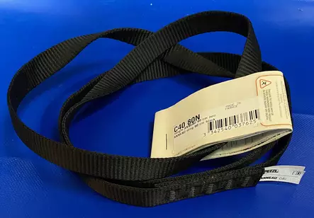 Petzl Anneau nauhalenkki 80cm musta Petzl anneau sling 80cm black - Muut putoamissuojatuotteet - Petzl-C4080N - 1