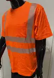 Dimex 4338R Hi-Vis Oranssi turva t-paita rintataskulla saatavana koot S-3XL - Miesten huomioväriset T-paidat - Dimex-4338R - 2
